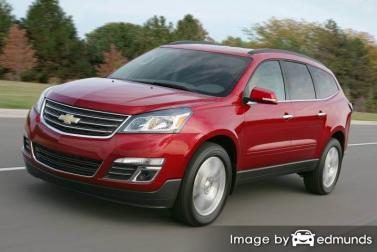 Insurance rates Chevy Traverse in Raleigh