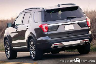 Insurance quote for Ford Explorer in Raleigh
