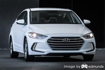 Insurance quote for Hyundai Elantra in Raleigh